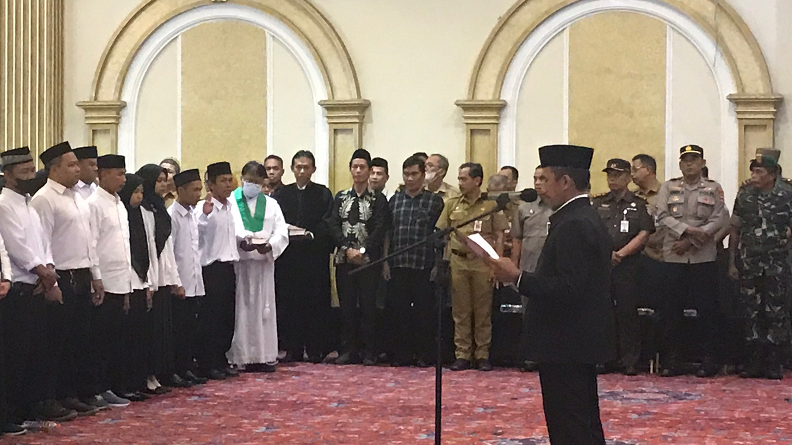 Bawaslu Banjar Hadiri Pelantikan 870 PPS Se-Kabupaten Banjar