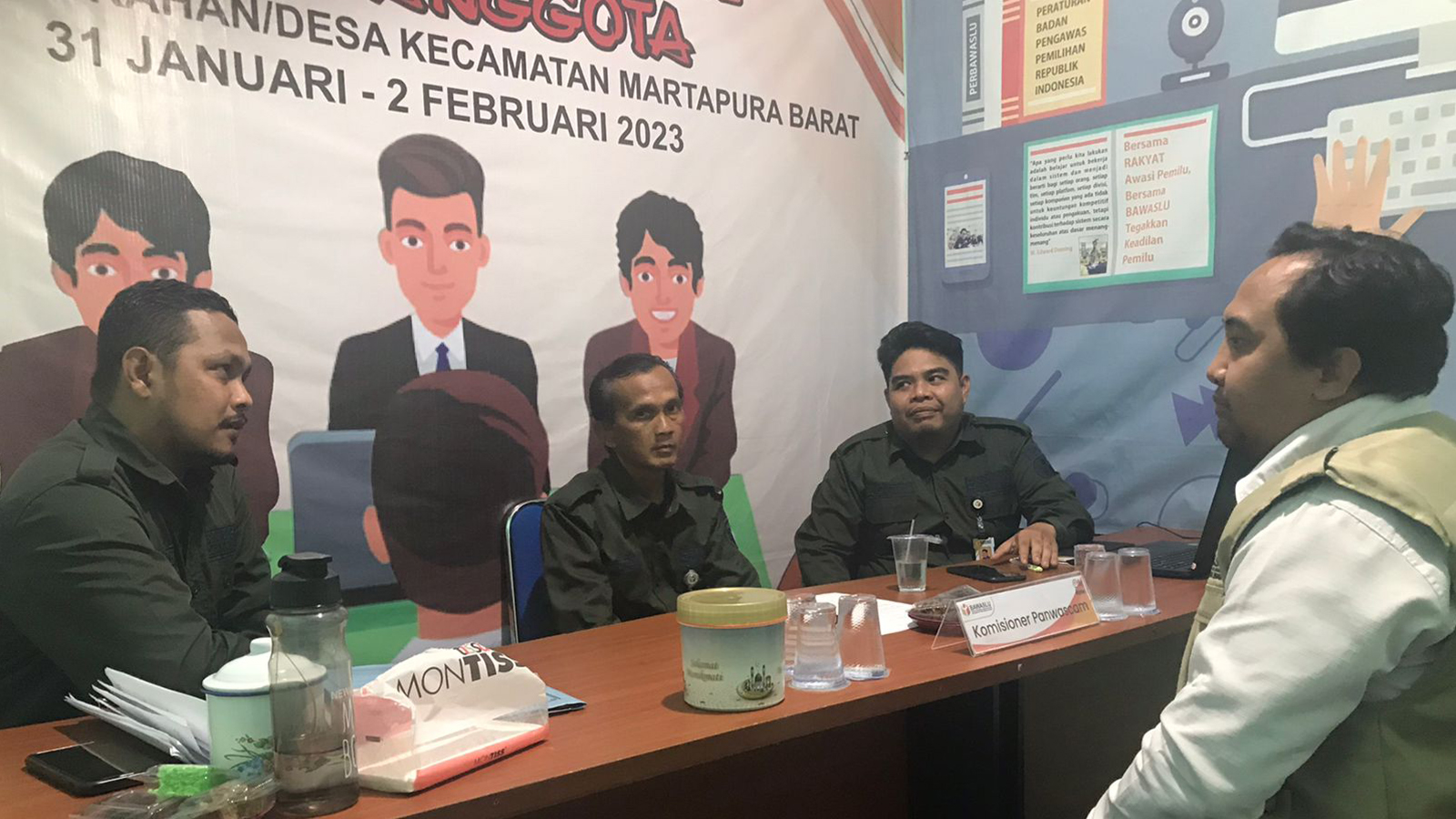 Bawaslu Banjar Lakukan Monitoring Terkait Rekrutmen Pengawas Kelurahan/Desa (PKD)