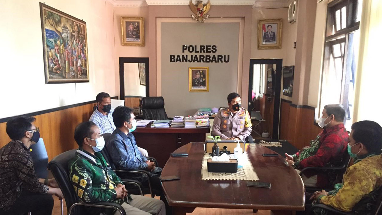 Bawaslu Banjar Lakukan Koordinasi dengan Kapolres Banjarbaru