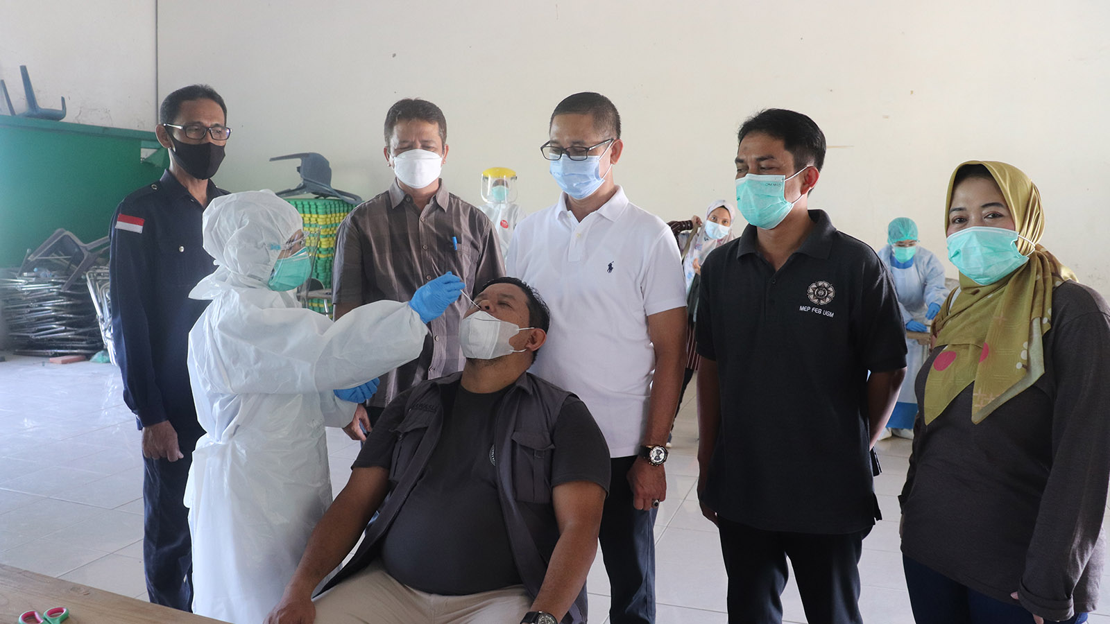 Mendekati Hari H PSU Pilgub Kalsel, Bawaslu Banjar dan jajaran lakukan Swab Antigen