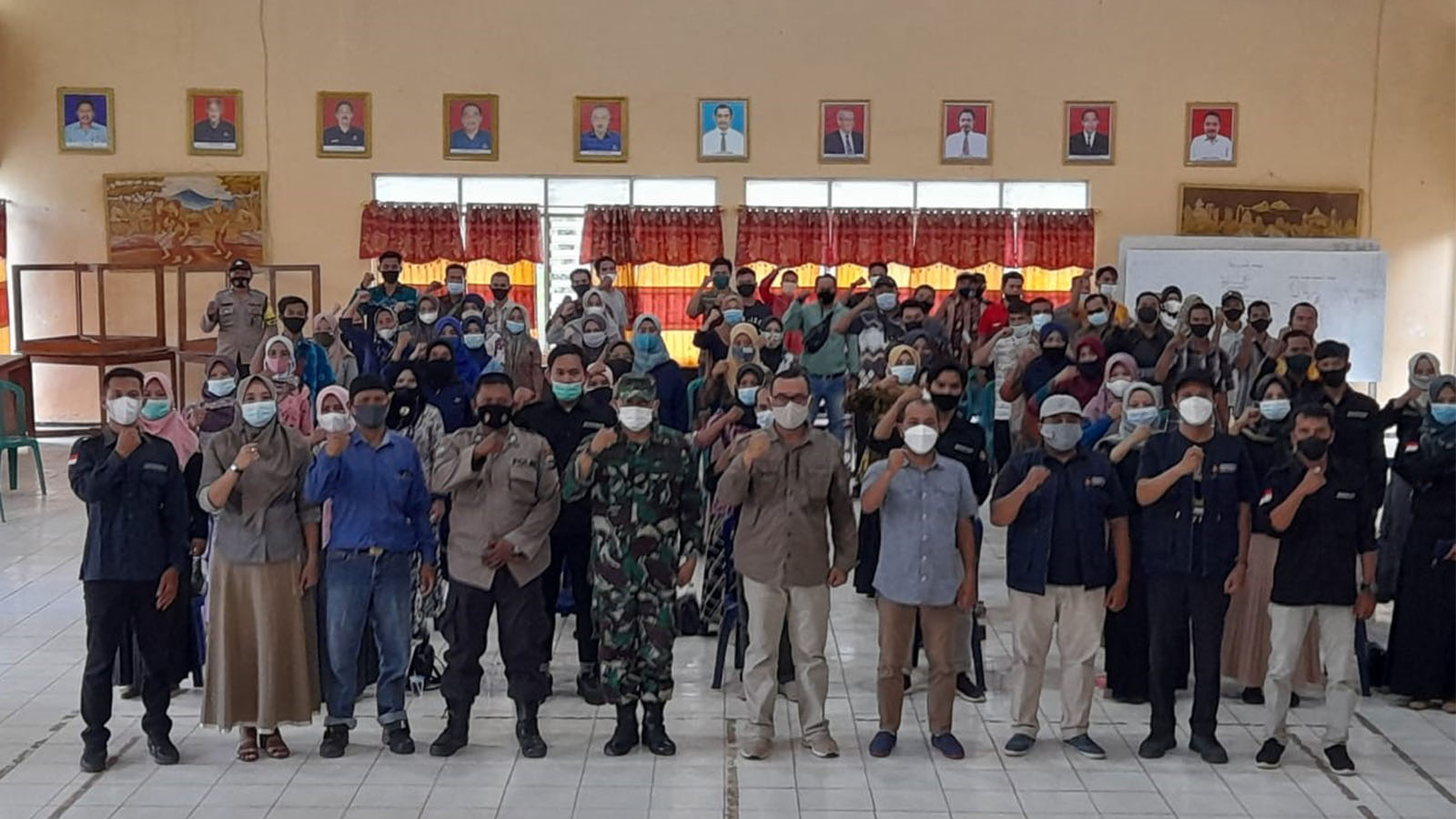 H-4 PSU, Anggota Bawaslu Kalsel Hadiri Bimtek PTPS di Kecamatan Mataraman