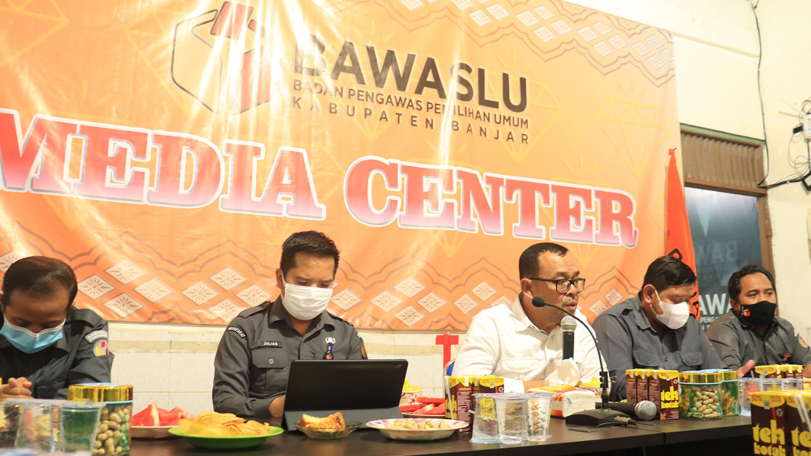 PPNPNS Bawaslu Kabupaten Banjar Ikuti Evaluasi Tahunan