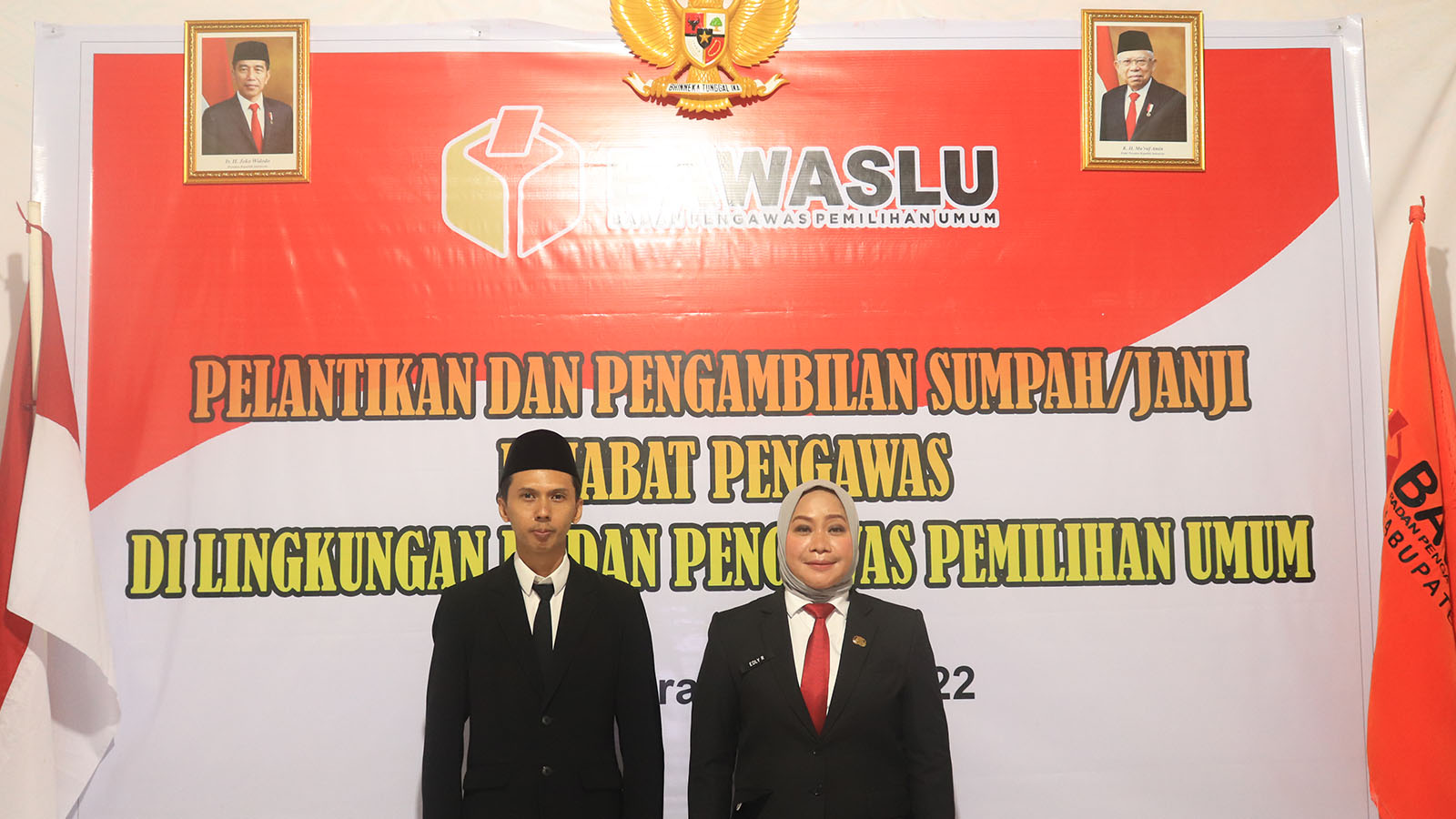 Wajah Baru di Bawaslu Banjar, 2 Kasubbag Baru Dilantik