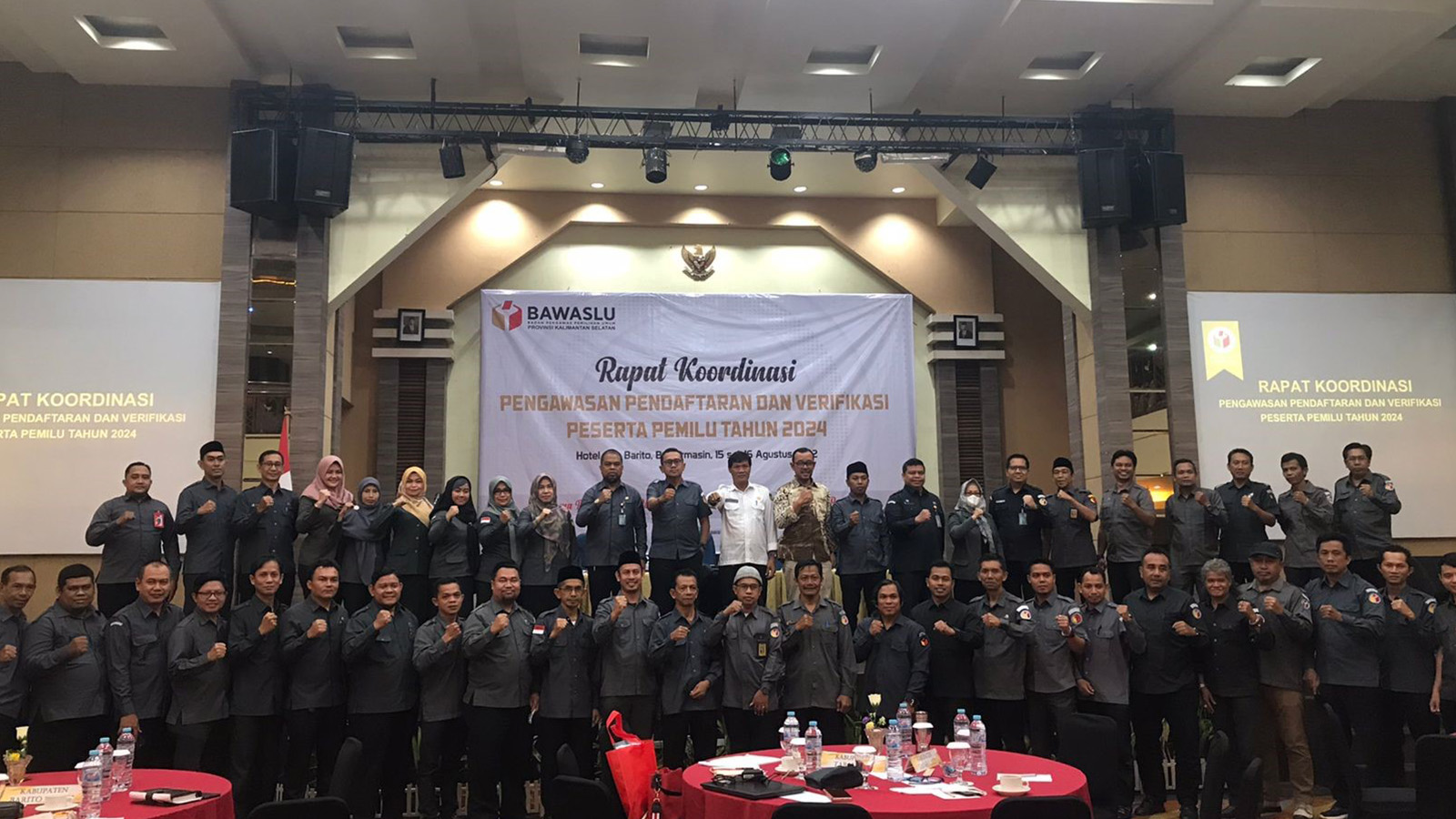 Bawaslu Banjar Ikuti Rakor Pengawasan Pendaftaran dan Verifikasi Peserta Pemilu Tahun 2024