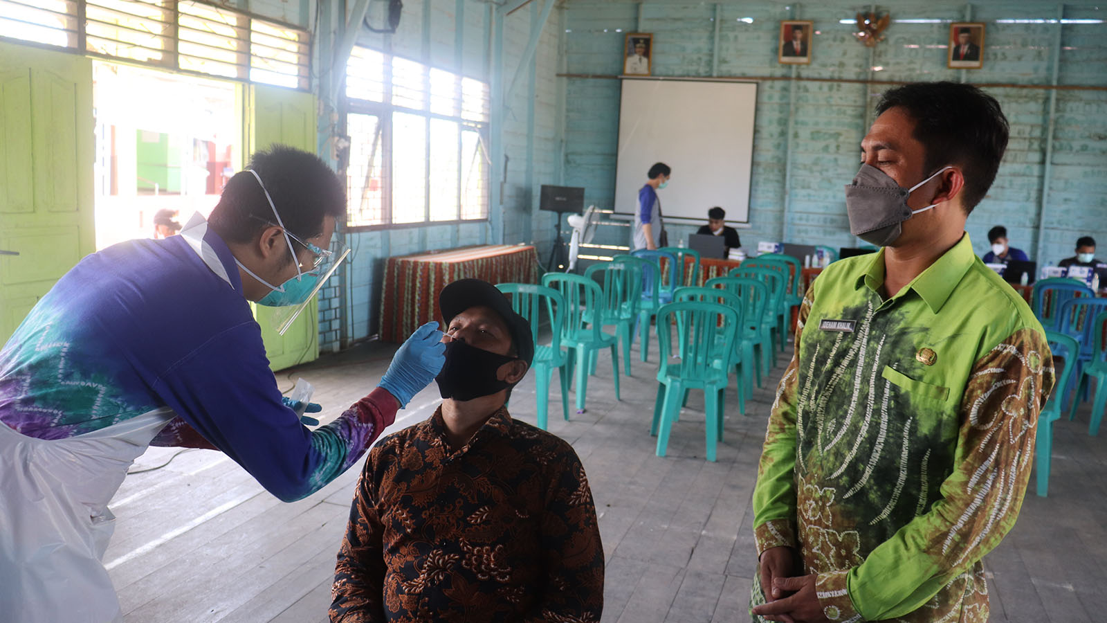 Monitoring Swab Antigen di Kecamatan Aluh-Aluh