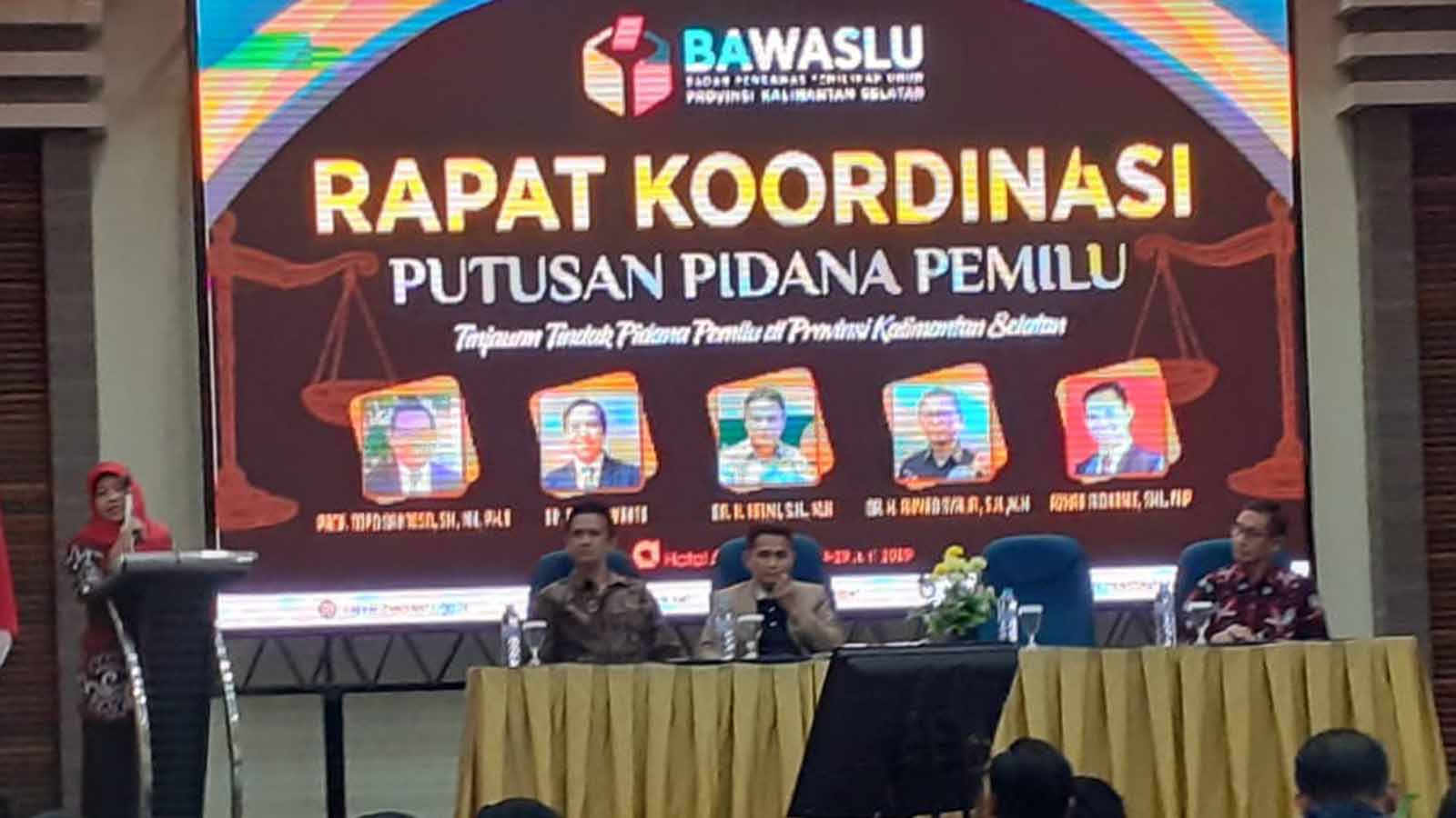 Bawaslu Kalimantan Selatan Adakan Rakor Putusan Pidana Pemilu