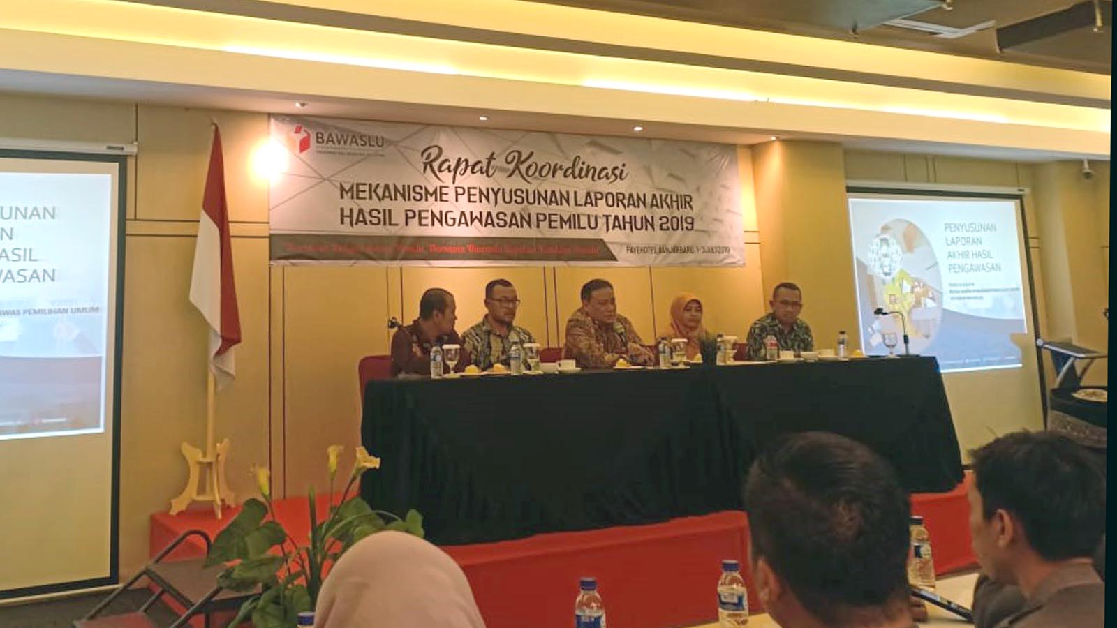 Ketua Bawaslu RI hadir di Rakoor Bawaslu Provinsi Kalimantan Selatan
