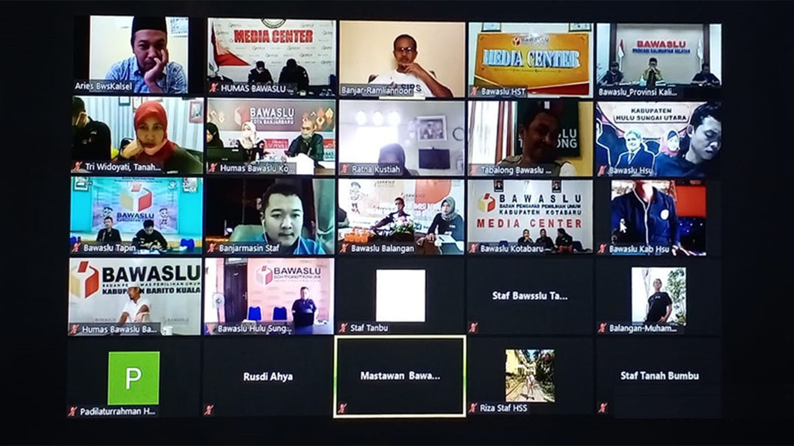 Rakor Pembentukan Majelis Musyawarah dan optimalisasi SIPS Pilkada Tahun 2020