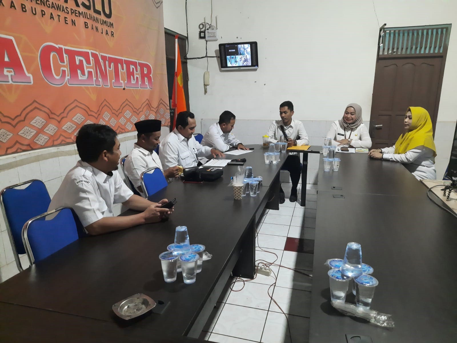 Aries Mardiono Lakukan Supervisi ke Bawaslu Kabupaten Banjar Terkait Vermin Perbaikan
