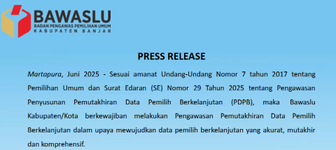 press release