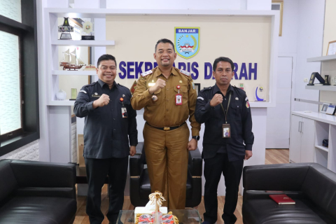 Audiensi dan Koordinasi ke kantor Sekretaris Daerah Kabupaten Banjar