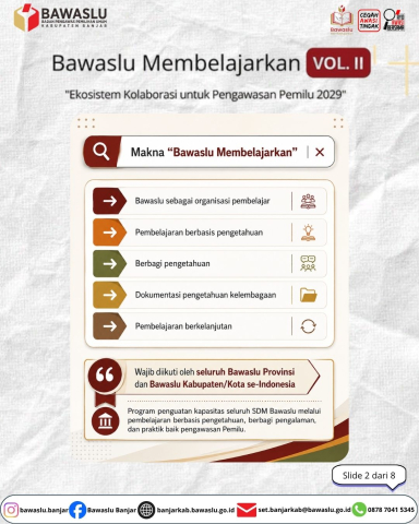 bawaslu membelajarkan