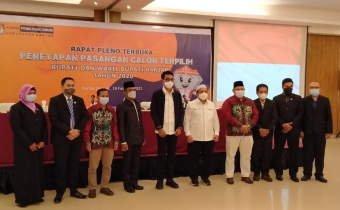 Pleno Penetapan Pasangan Calon Terpilih Bupati dan Wakil Bupati Kabupaten Banjar Tahun 2020