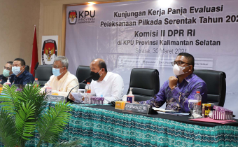 Ketua Bawaslu Banjar Hadiri Kegiatan Kunjungan Kerja Komisi II DPR RI