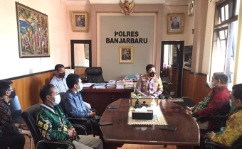 Bawaslu Banjar Lakukan Koordinasi dengan Kapolres Banjarbaru
