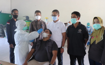 Mendekati Hari H PSU Pilgub Kalsel, Bawaslu Banjar dan jajaran lakukan Swab Antigen