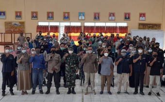 H-4 PSU, Anggota Bawaslu Kalsel Hadiri Bimtek PTPS di Kecamatan Mataraman