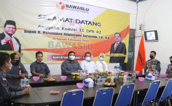 Kunjungan Kerja Anggota Komisi II DPR-RI ke Bawaslu Kabupaten Banjar