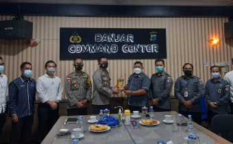 Audiensi dengan Polres Banjar