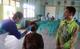 Monitoring Swab Antigen di Kecamatan Aluh-Aluh