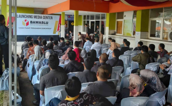 Bawaslu Kalsel Launching Media Center Sebagai Pusat Informasi Pemilu di Kalimantan Selatan