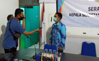 Serah Terima Jabatan Kepala Sekretariat Bawaslu Kabupaten Banjar