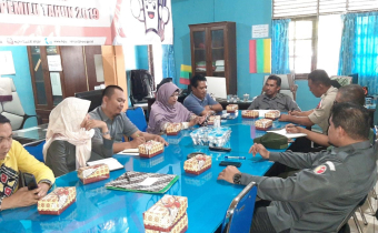 Gelar Rapat Koordinasi, KPU bahas Persiapan Rapat Pleno Penetapan Perolehan Kursi Parpol dan Calon Terpilih Anggota DPRD Kabupaten Banjar