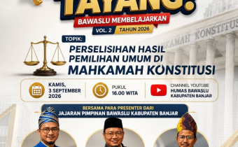Bawaslu Membelajarkan